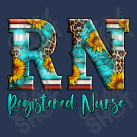 Registered Nurse Serape Turquoise Leopard Sunflowers Ladies Denim Jacket | Artistshot