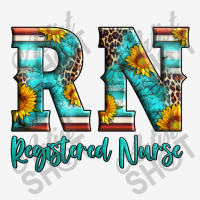 Registered Nurse Serape Turquoise Leopard Sunflowers Scorecard Crop Tee | Artistshot