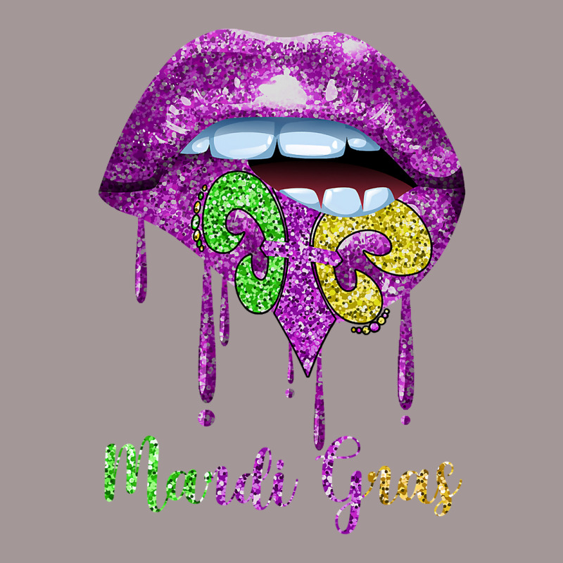 Dripping Lip Biting Fleur De Lys Mardi Gras For Women Vintage Hoodie | Artistshot