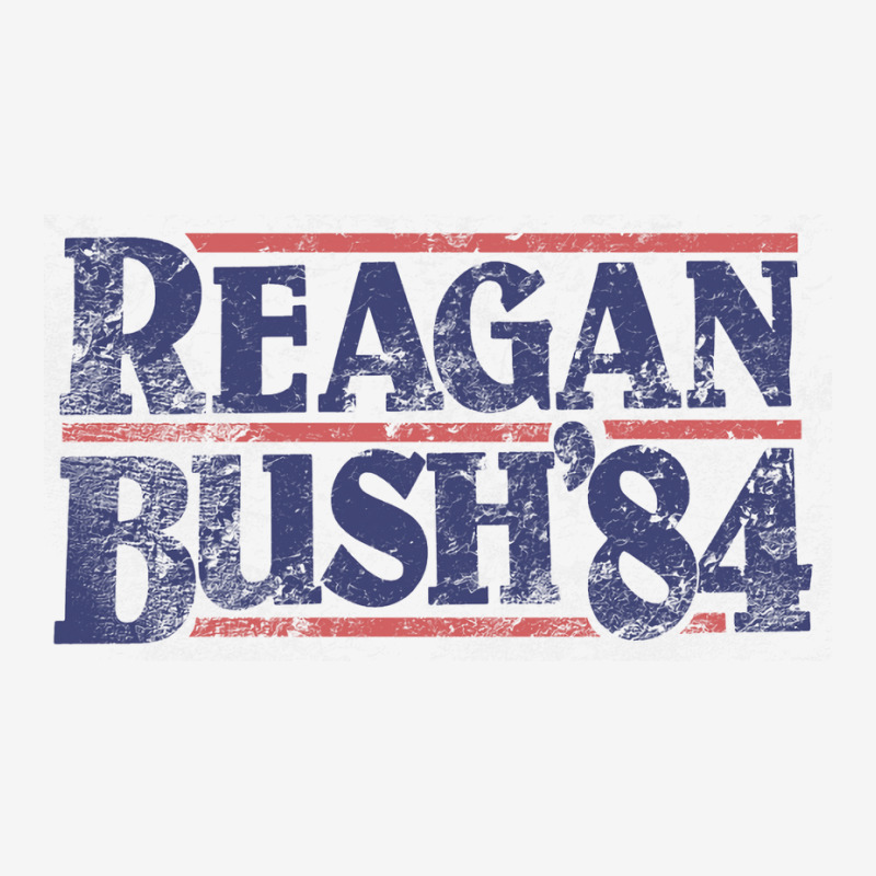 Reagan Bush 1984   Distressed And Faded Adjustable Cap by pixneragrajab | Artistshot