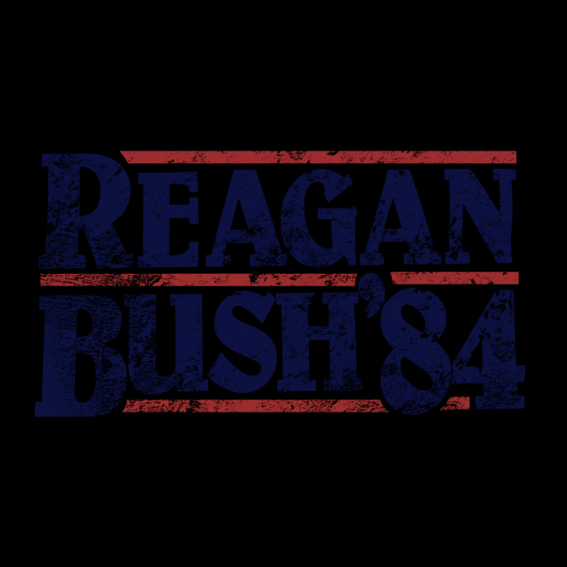 Reagan Bush 1984   Distressed And Faded Long Sleeve Shirts by pixneragrajab | Artistshot