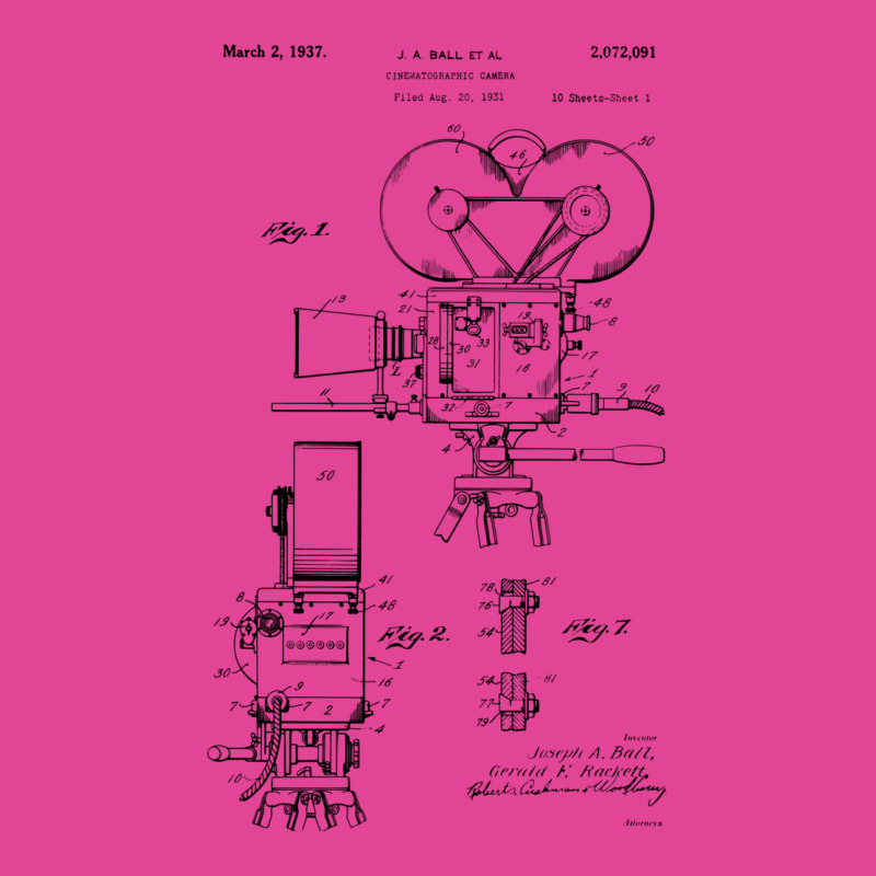 Movie Film Camera Patent S 1937  Love Girl T-shirt | Artistshot