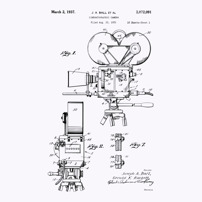 Movie Film Camera Patent S 1937  Love Girl Tank Top | Artistshot