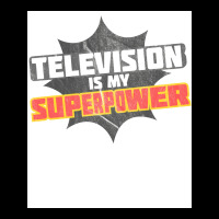 Television Is My Superpower Poster Nature Adjustable Cap | Artistshot