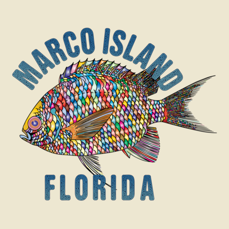 Trending Marco Island, Florida Beach Souvenir Illustration Cropped Hoodie by Bostic Walling | Artistshot