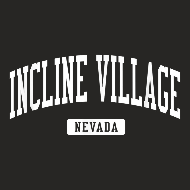 Incline Village Nevada Nv Vintage Athletic Sports Design T Shirt Ladies Fitted T-Shirt by calvinittgos | Artistshot