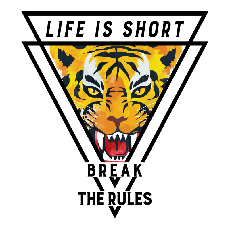 Life Is Short Break The Rules For Light Baby Bodysuit | Artistshot