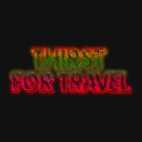 Thirst For Travel 1 Round Patch | Artistshot