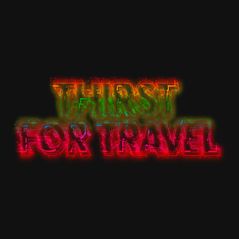 Thirst For Travel 1 Round Patch | Artistshot