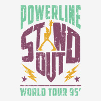 Vintage Powerline Stand Out World Tour 95' T Shirt Adjustable Cap | Artistshot