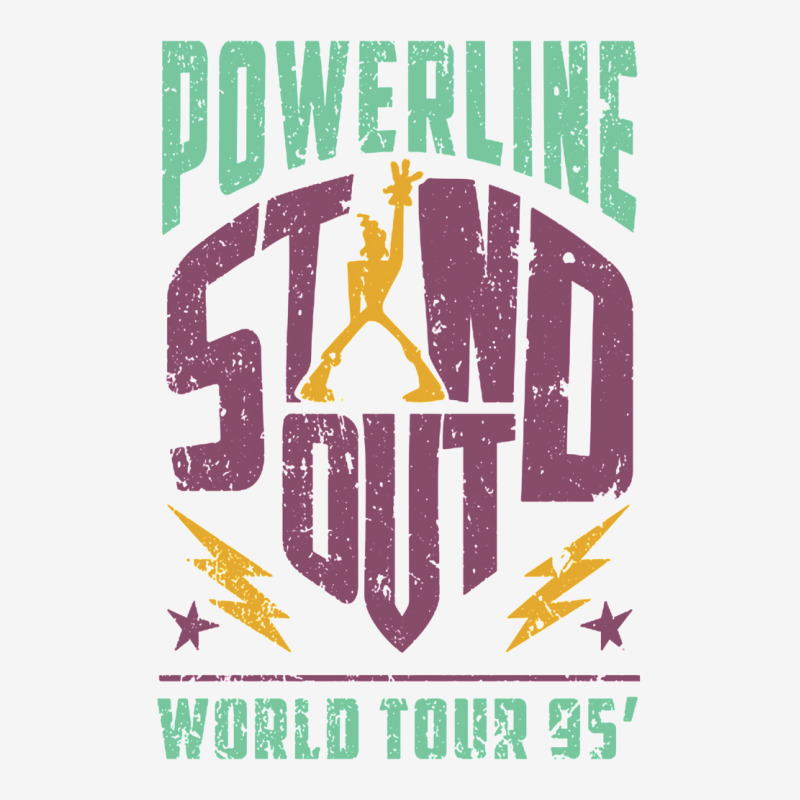 Vintage Powerline Stand Out World Tour 95' T Shirt Adjustable Cap by haguypucherh | Artistshot