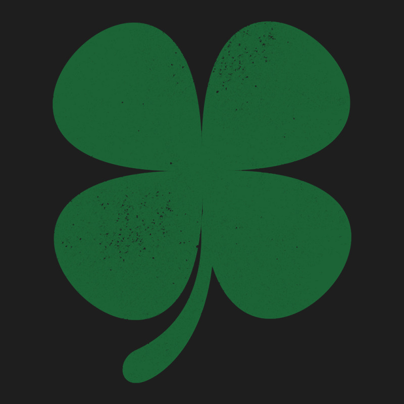 Distressed Green Four Leaf Clover Saint Patrick S Day Lover Classic T-shirt | Artistshot