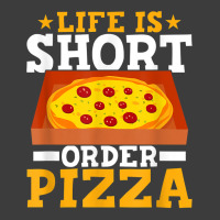 Life Is Short Order Pizza Funny Pizza Themed Party T Shirt Men's Polo Shirt | Artistshot