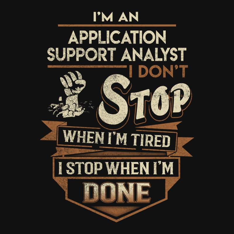 Trending Application Support Analyst T Shirt - Application Support Ana Baby Bibs by Inmamlil638 | Artistshot