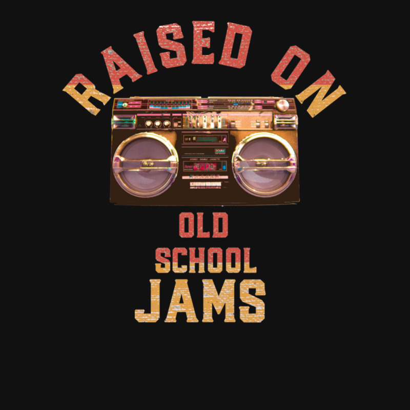 Raised On Old School Jams Old School Hiphop R&b Classic Round Patch | Artistshot