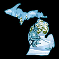 Hot Trend Michigan Ice Fishing State Map For Fisherman Long Sleeve Shirts | Artistshot