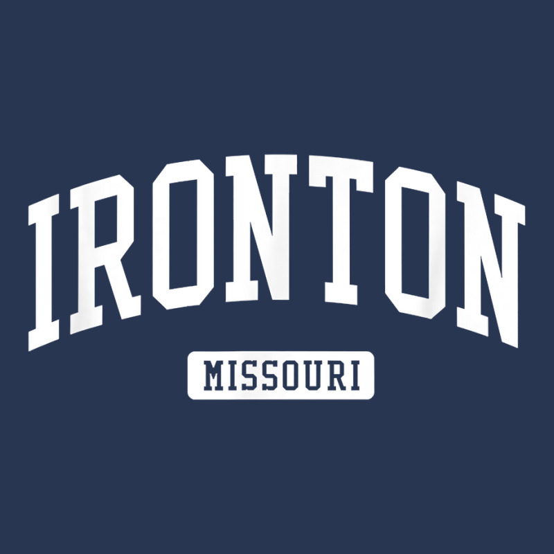 Ironton Missouri Mo Vintage Athletic Sports Design T Shirt Men Denim Jacket by sheritl9tl | Artistshot