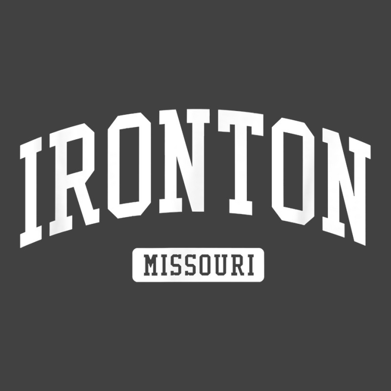 Ironton Missouri Mo Vintage Athletic Sports Design T Shirt Vintage T-Shirt by sheritl9tl | Artistshot