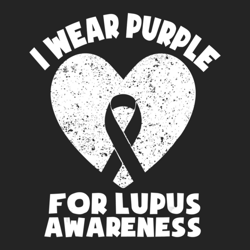 Limited Edition I Wear Purple For Lupus Awareness Month Men Women Kids 3/4 Sleeve Shirt | Artistshot