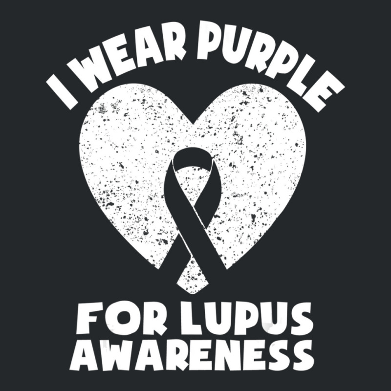 Limited Edition I Wear Purple For Lupus Awareness Month Men Women Kids Crewneck Sweatshirt | Artistshot