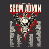 Limited Edition Sccm Administrator -  Rockstar Skull With Personality Vintage Hoodie | Artistshot