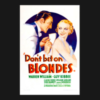 Dont Bet On Blondes (1935) Movie Poster Classic Vintage Love Flannel Shirt | Artistshot