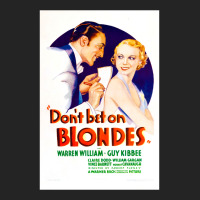 Dont Bet On Blondes (1935) Movie Poster Classic Vintage Love 3/4 Sleeve Shirt | Artistshot