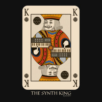 Synthesizer Funny King Poker Card For Electronic Musician Racerback Crew Socks | Artistshot