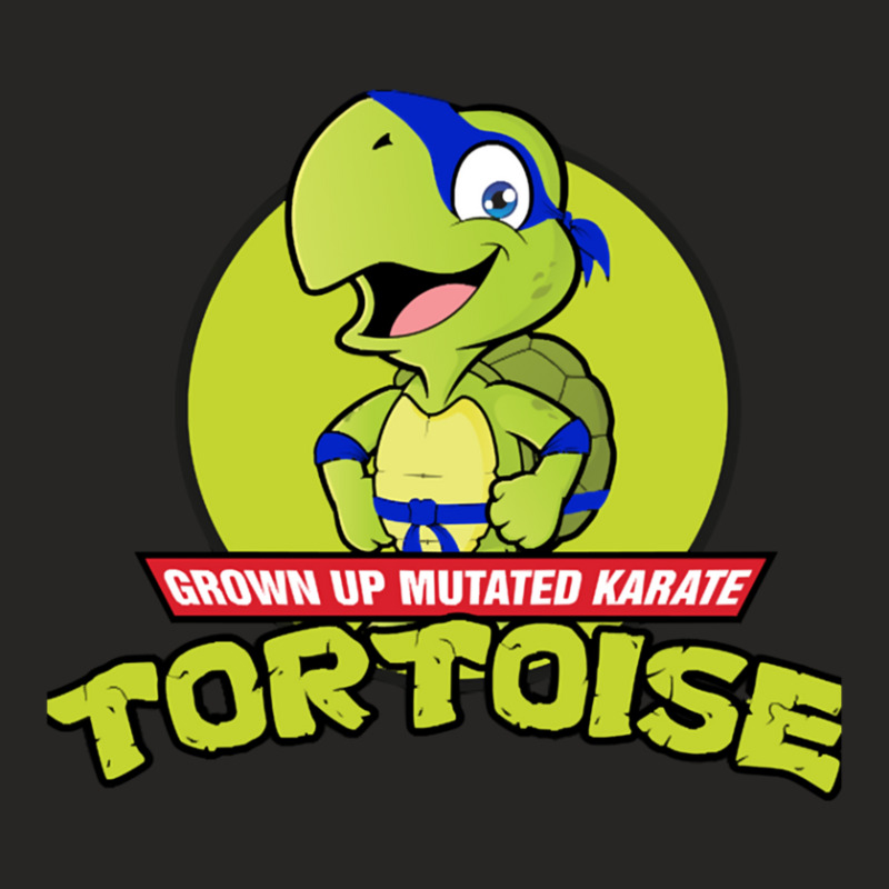 Grown Up Mutated Karate Tortoise   1 Ladies Fitted T-Shirt by LynnetteMichele | Artistshot