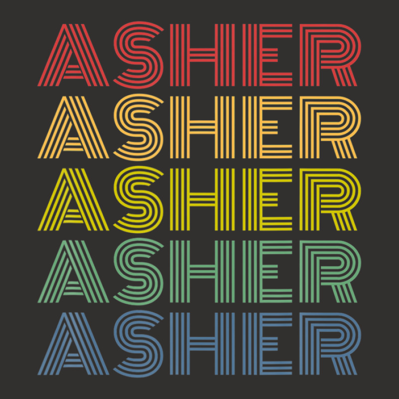 Asher Wordmark Pattern Personalized Name Retro Champion Hoodie by alonentjimi9 | Artistshot