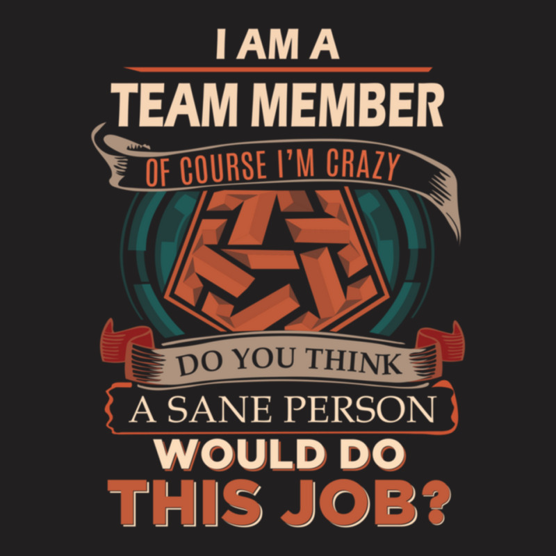 Team Member T Shirt Sane Person Job Gift Item Tee Essential T-shirt | Artistshot