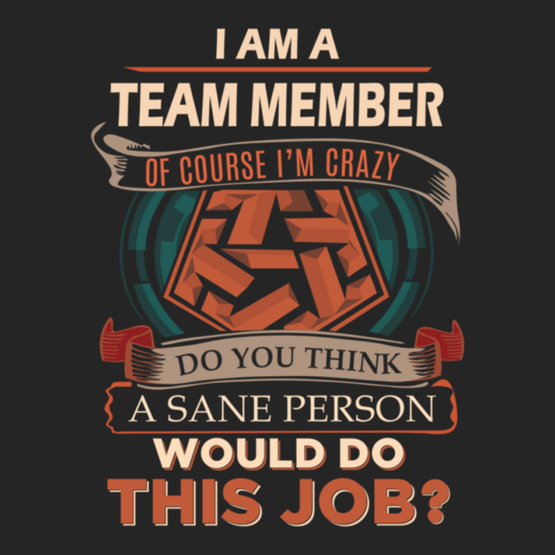 Team Member T Shirt Sane Person Job Gift Item Tee Essential Unisex Hoodie | Artistshot