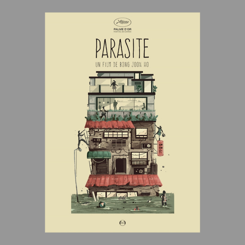 Parasite Film Poster Poster  Retro Girl Women's V-Neck T-Shirt by lantikcheyos | Artistshot