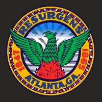 Trending Atlanta Flag Seal Decal Ladies Fitted T-shirt | Artistshot