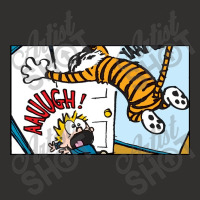 Funny Hobbes With Calvin Champion Hoodie | Artistshot