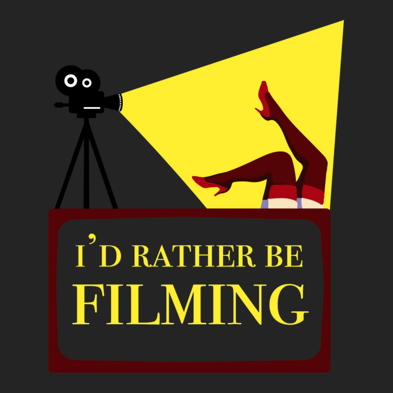 Id Rather Be Filming Movie Director Film Maker Print Classic  Girl Cut 3/4 Sleeve Shirt | Artistshot