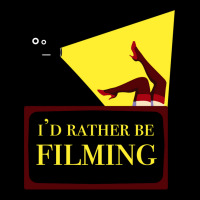 Id Rather Be Filming Movie Director Film Maker Print Classic  Girl Cut Fleece Short | Artistshot