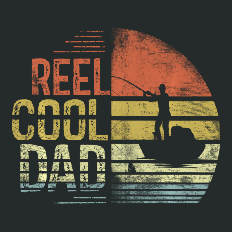 Limited Edition Reel Cool Dad Fisherman Daddy Father's Day Fishing Women's Triblend Scoop T-shirt by Bostic Walling | Artistshot