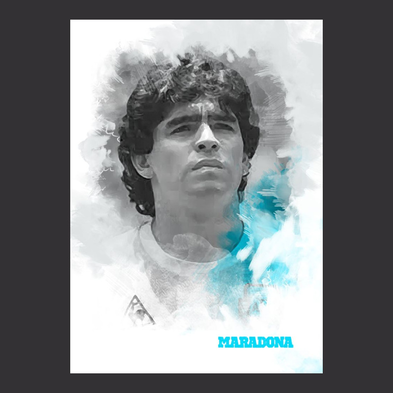 Maradona Painting Art Vintage Hoodie | Artistshot