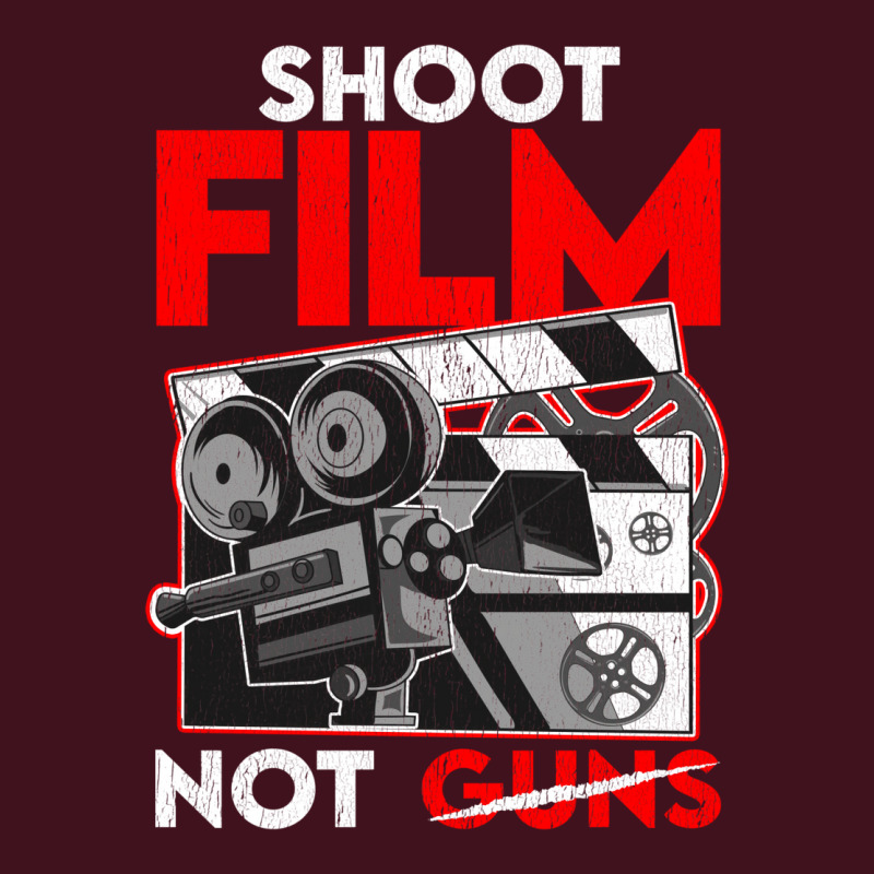 Custom Shoot Film Not Guns Peaceful Filmmaker Director Retro Humor Full