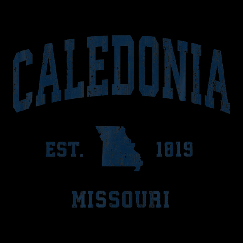 Caledonia Missouri Mo Vintage Athletic Navy Sports Design Zipper Hoodie by legatgzlezy | Artistshot