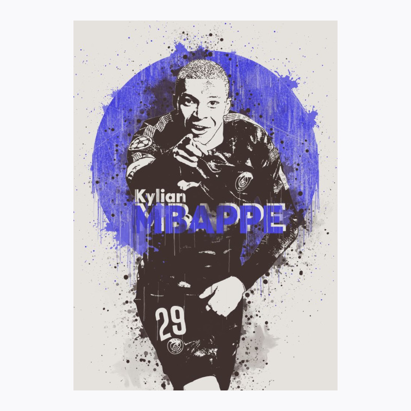 Kylian Mbappe Painting T-shirt | Artistshot