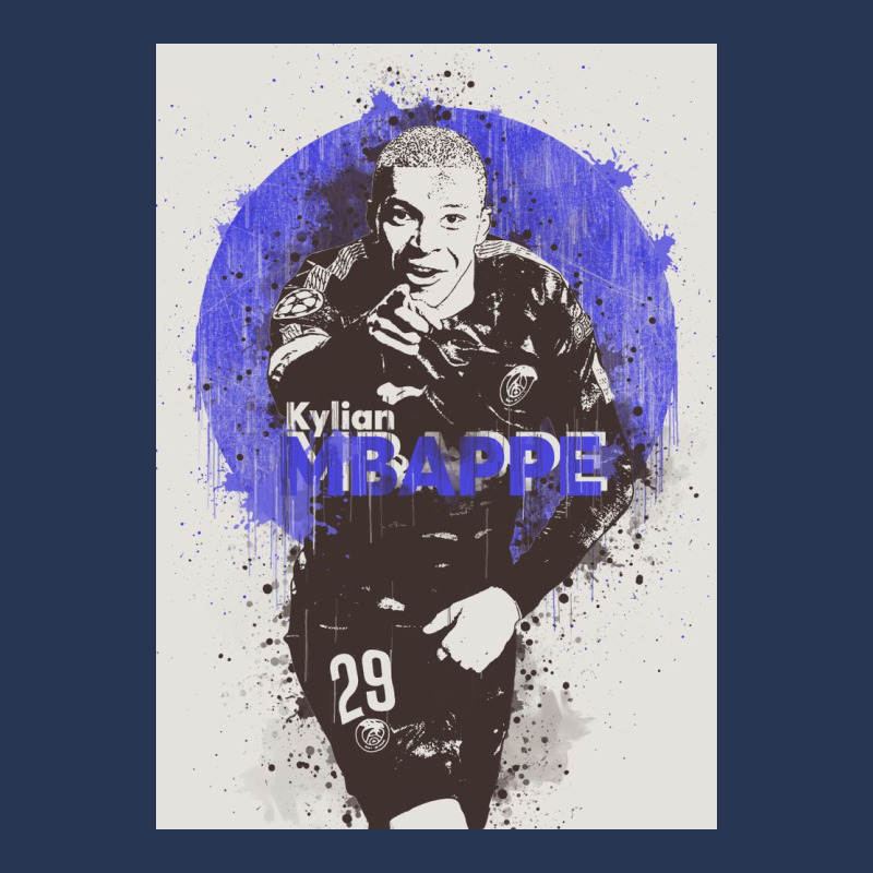 Kylian Mbappe Painting Men Denim Jacket | Artistshot