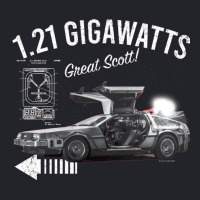 Back To The Future 1.21 Gigawatts Delorean Car (© Ucs Llc And Amblin) Lightweight Hoodie | Artistshot