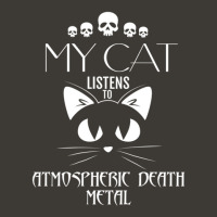 My Cat Listens To Atmospheric Death Metal Bucket Hat | Artistshot