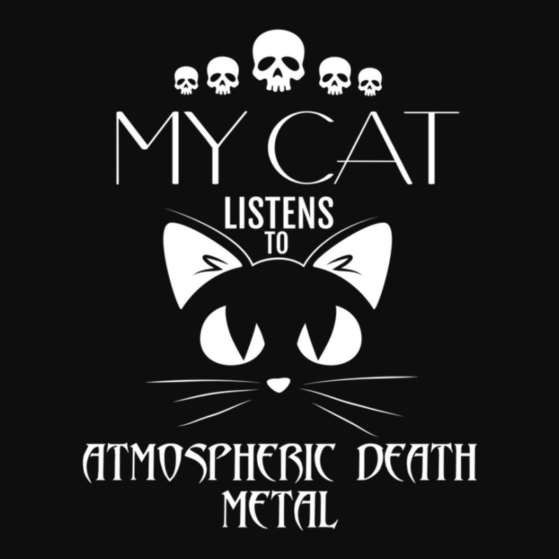 My Cat Listens To Atmospheric Death Metal Crop Top by TamaraLeighConners | Artistshot