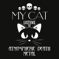 My Cat Listens To Atmospheric Death Metal Scorecard Crop Tee | Artistshot