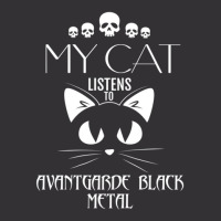 My Cat Listens To Avantgarde Atmospheric Black Metal Vintage Short | Artistshot