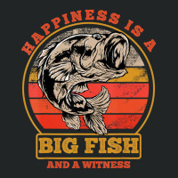 Hot Trend Retro Vintage Happiness Is A Big Fish And A Witness Fishing Duffel Bag | Artistshot