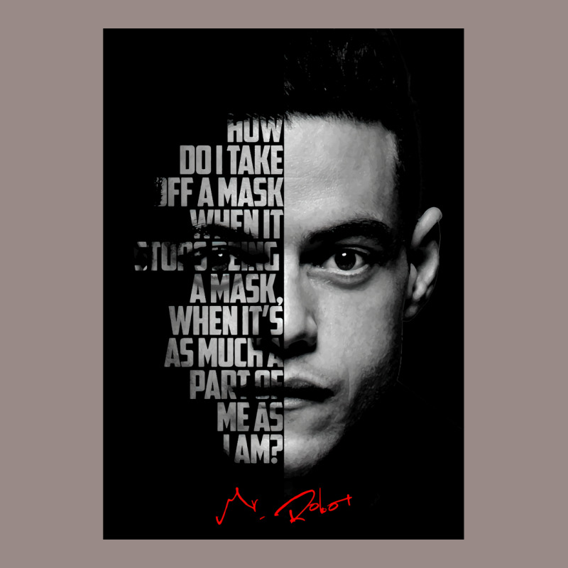 Black And Whiterobot Elliot Alderson Quote Poster Music Quote Vintage T-shirt | Artistshot